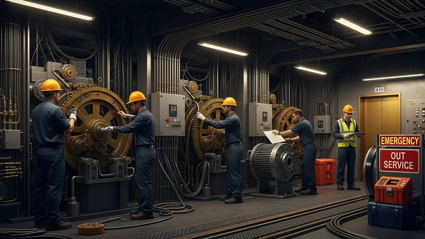 بيع مكونات المصاعد بالجملة حوادث المصاعد