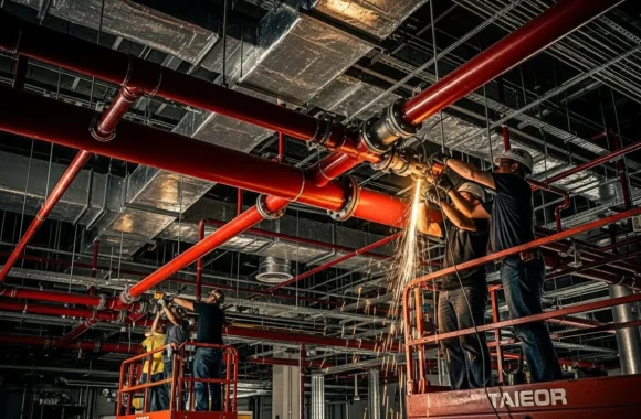 توريد وتركيب أنظمة إطفاء الحريق