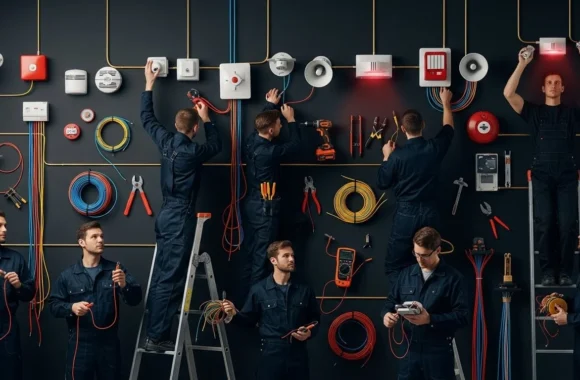 توريد وتركيب أنظمة الإنذار المبكر وصافرات الإنذار