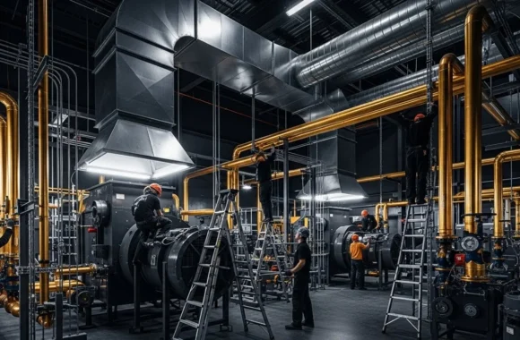 توريد وتركيب أنظمة سحب الغازات (مراوح شفط الدخان)