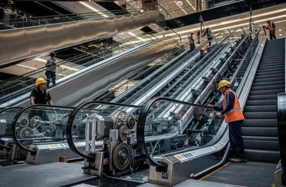 توريد وتركيب السيور والسلالم المتحركة