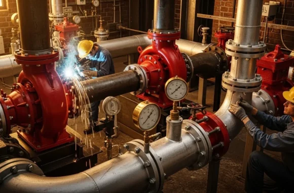 توريد وتركيب مضخات الحريق بجميع انواعها