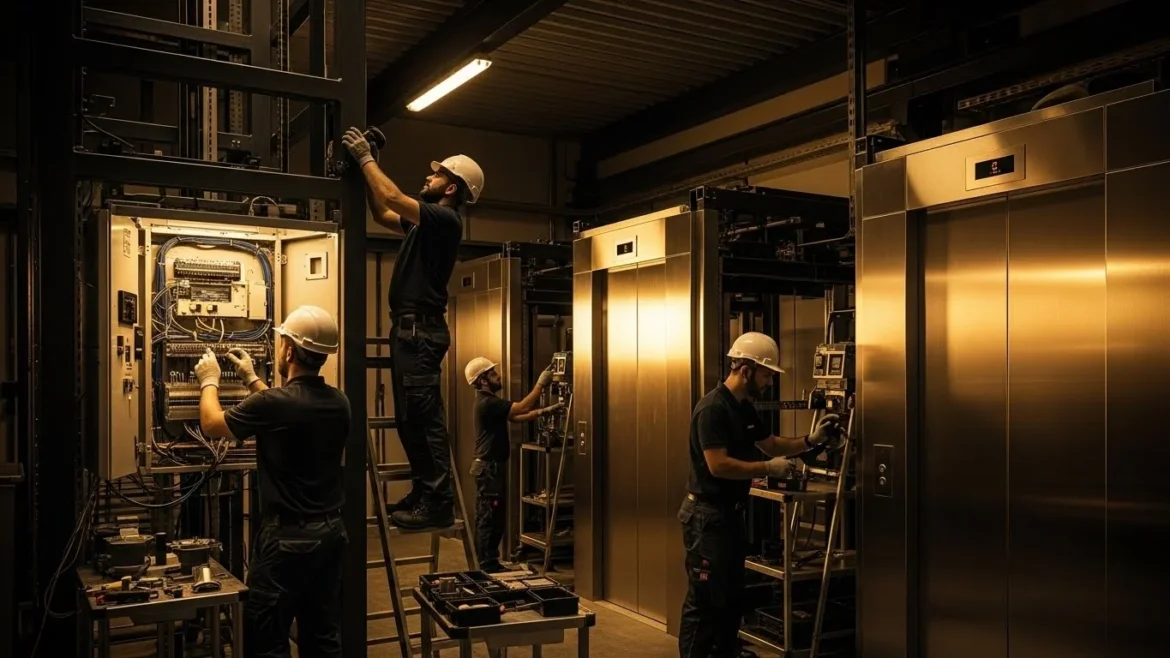 صيانة المصاعد والسلالم الكهربائية (دورية + أعطال + طوارئ)